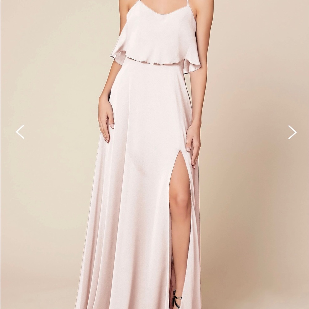 Bridesmaids dress NWT, size 6, Dear Cleo, blush color